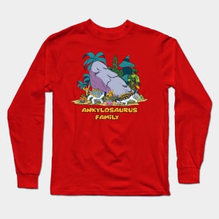 ankylosaurus family Long Sleeve T-Shirt